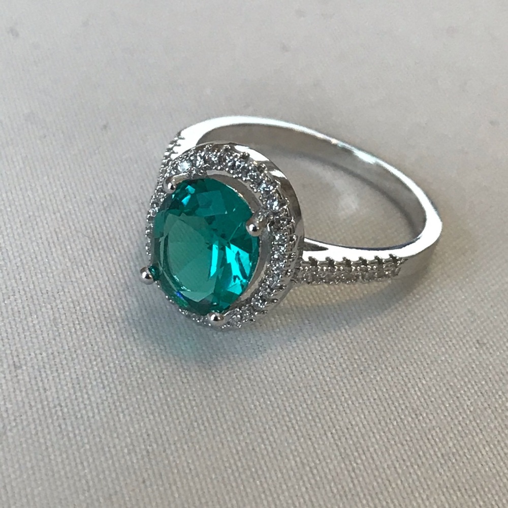 OVAL SILVER WOMEN’S RING - Picture 4 of 6